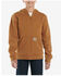 Carhartt Boys' Logo Sleeve Graphic Zip Jacket, Brown, hi-res