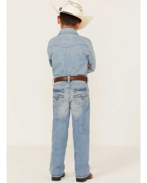 Cody James Little Boys' Arlo Light Wash Slim Bootcut Jeans - Sizes 4-8, Blue, hi-res