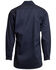 Image #2 - Lapco Men's FR Solid Long Sleeve Button-Down Western Work Shirt - Tall, Navy, hi-res