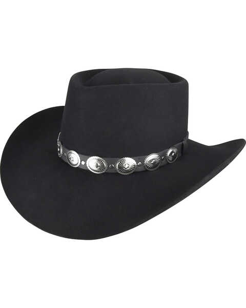 Bailey Women's Ellsworth Felt Western Fashion Hat , Black, hi-res