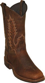 Abilene Men's 3147 Western Boot - 7" Zipper, Wingtip Toe, Leather Upper (USA Made)