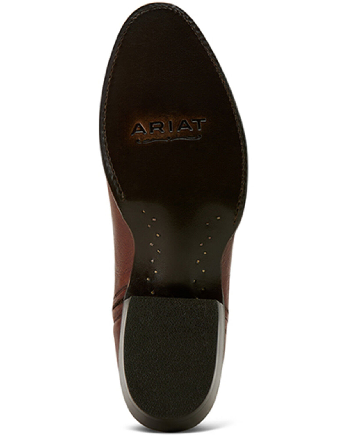 Image #5 - Ariat Men's Barrett Ankle Western Boots - Round Toe, Brown, hi-res