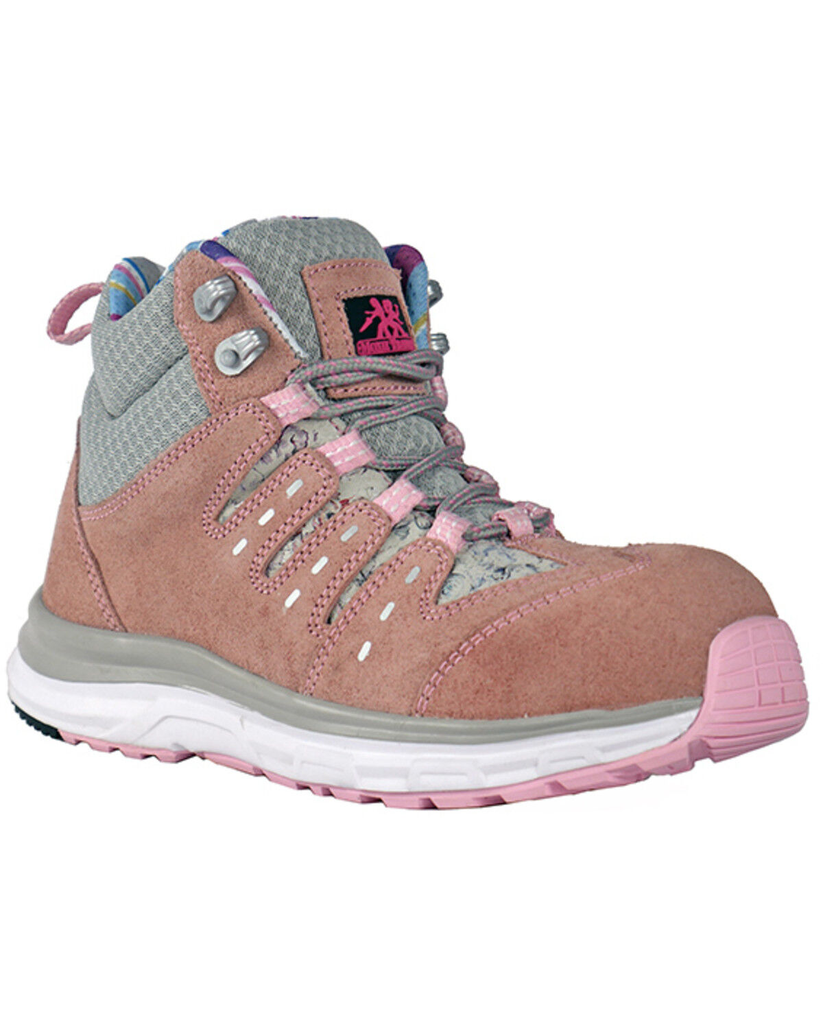 Image #1 - Hoss Women's Trisha Work Boots - Composite Toe, Pink, hi-res