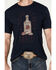 Moonshine Spirit Men's Tequila Tester Short Sleeve Graphic T-Shirt, Navy, hi-res
