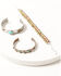 Image #1 - Shyanne Women's Cactus Rose Mixed Metal Bracelet Set - 3 Piece, Rust Copper, hi-res