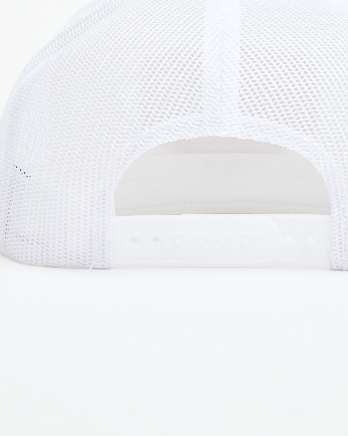 Image #3 - Lazy J Ranch Men's Red Ranch Logo Patch Mesh-Back Ball Cap, White, hi-res