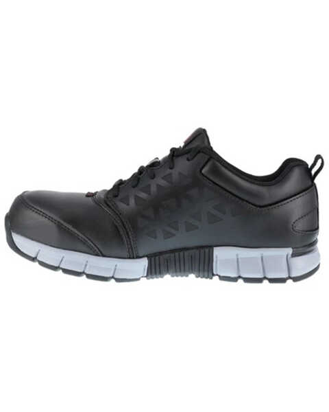 Image #3 - Reebok Women's Sublite Cushion Athletic Slip-On Work Shoes - Alloy Toe, Black, hi-res
