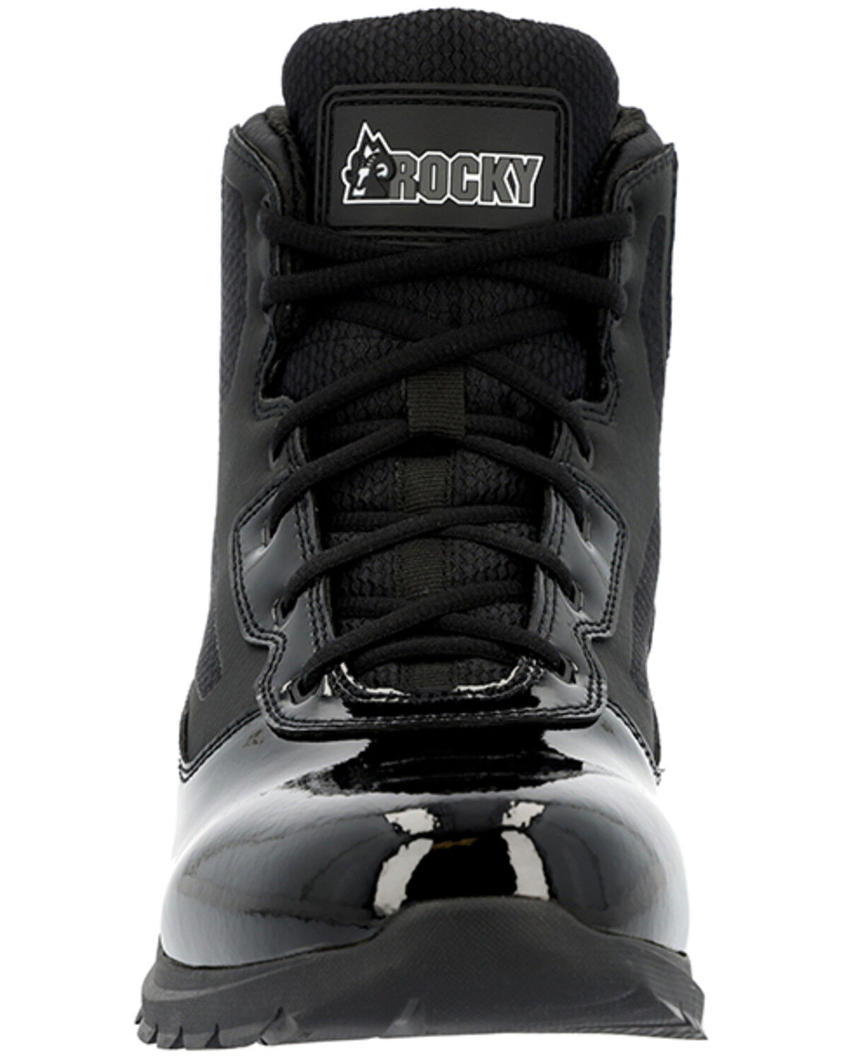 Image #4 - Rocky Men's Cadet 6" Public Service Work Boots - Soft Toe, Black, hi-res