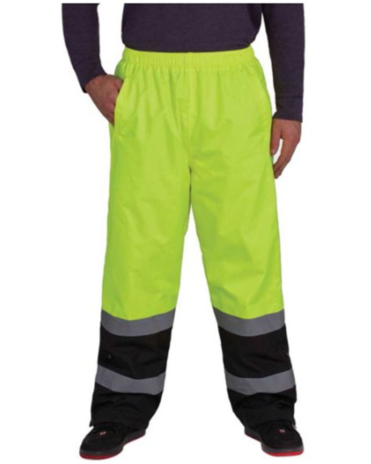 Image #1 - Utility Pro Men's Hi-Vis Pro Grade Waterproof Work Pants, Yellow, hi-res