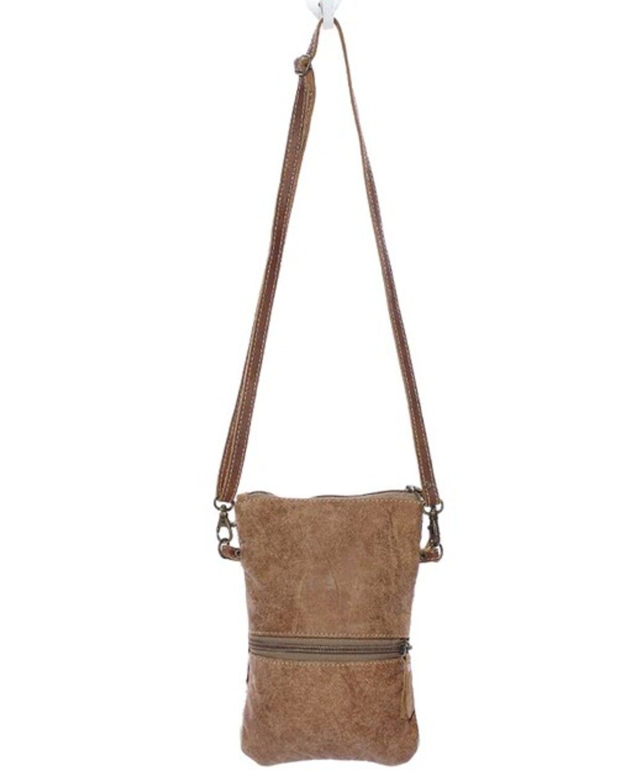 Image #5 - Myra Bag Women's Cowhide Crossbody Bag, Brown, hi-res
