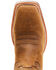 Image #6 - Wrangler Footwear Men's All-Around Western Boots - Broad Square Toe, Brown, hi-res