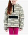 Image #1 - Carhartt Little Girls' Long Sleeve Quarter Snap Hooded Pullover , Ivory, hi-res