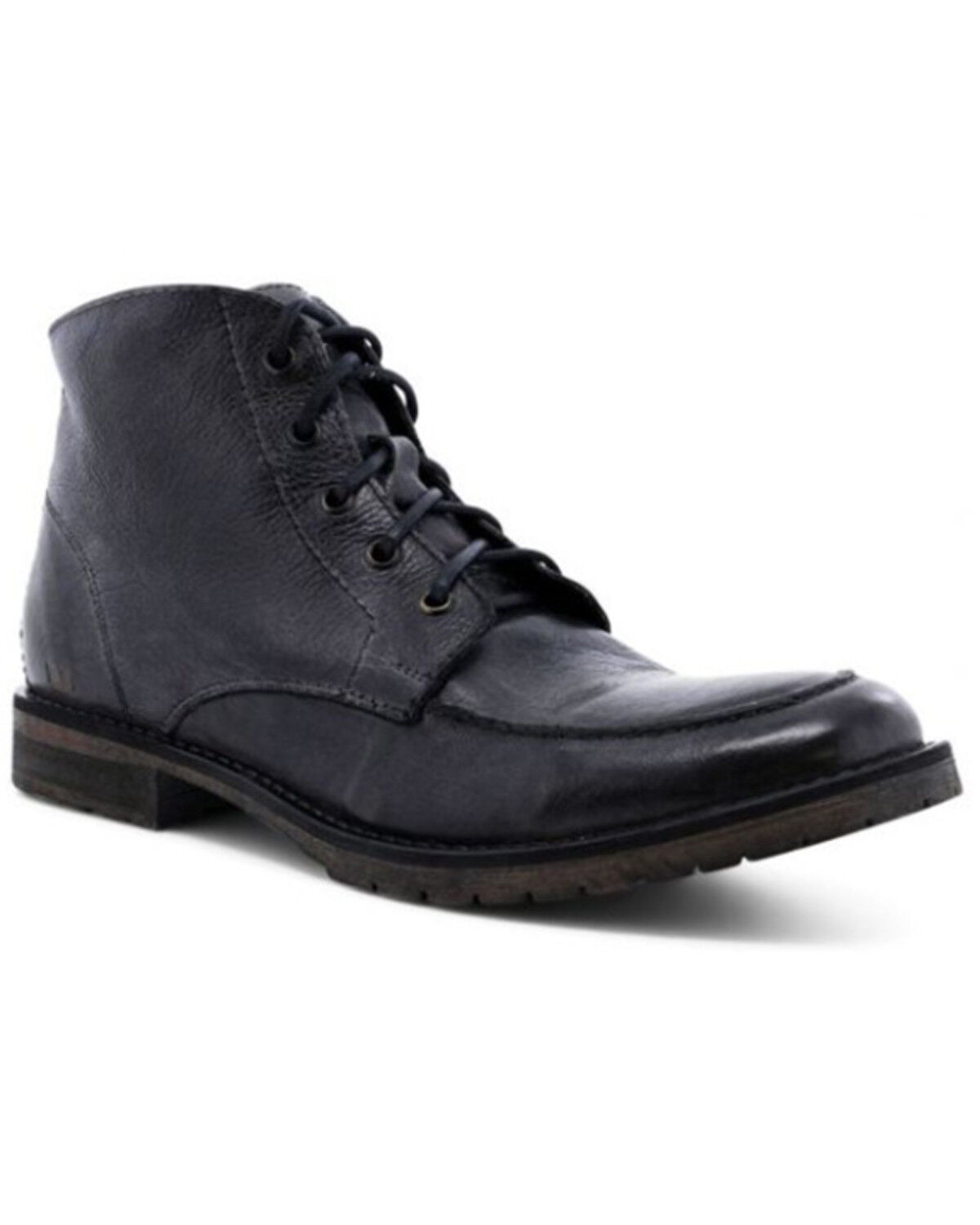 Image #1 - Bed Stu Men's Curtis II Leather Lace-Up Casual Boot - Round Toe, Dark Grey, hi-res