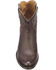 Lucchese Women's Wing Western Booties - Round Toe, Brown, hi-res