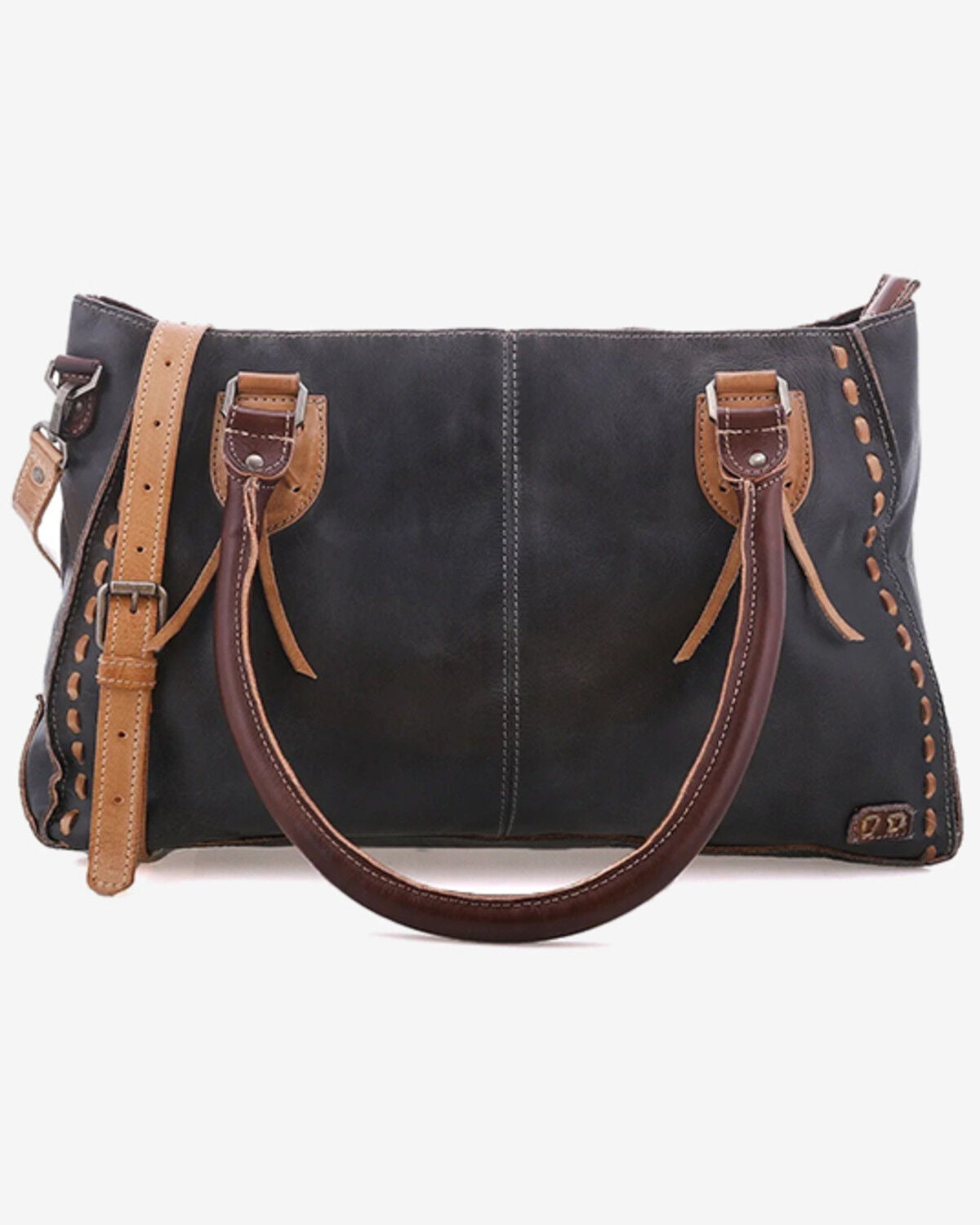 Bed Stu Women's Rockababy Leather Handbag, Brown, hi-res
