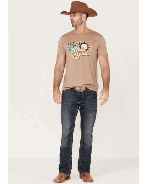 Image #2 - Dale Brisby Men's Dale Yeah Graphic Short Sleeve T-Shirt , Sand, hi-res