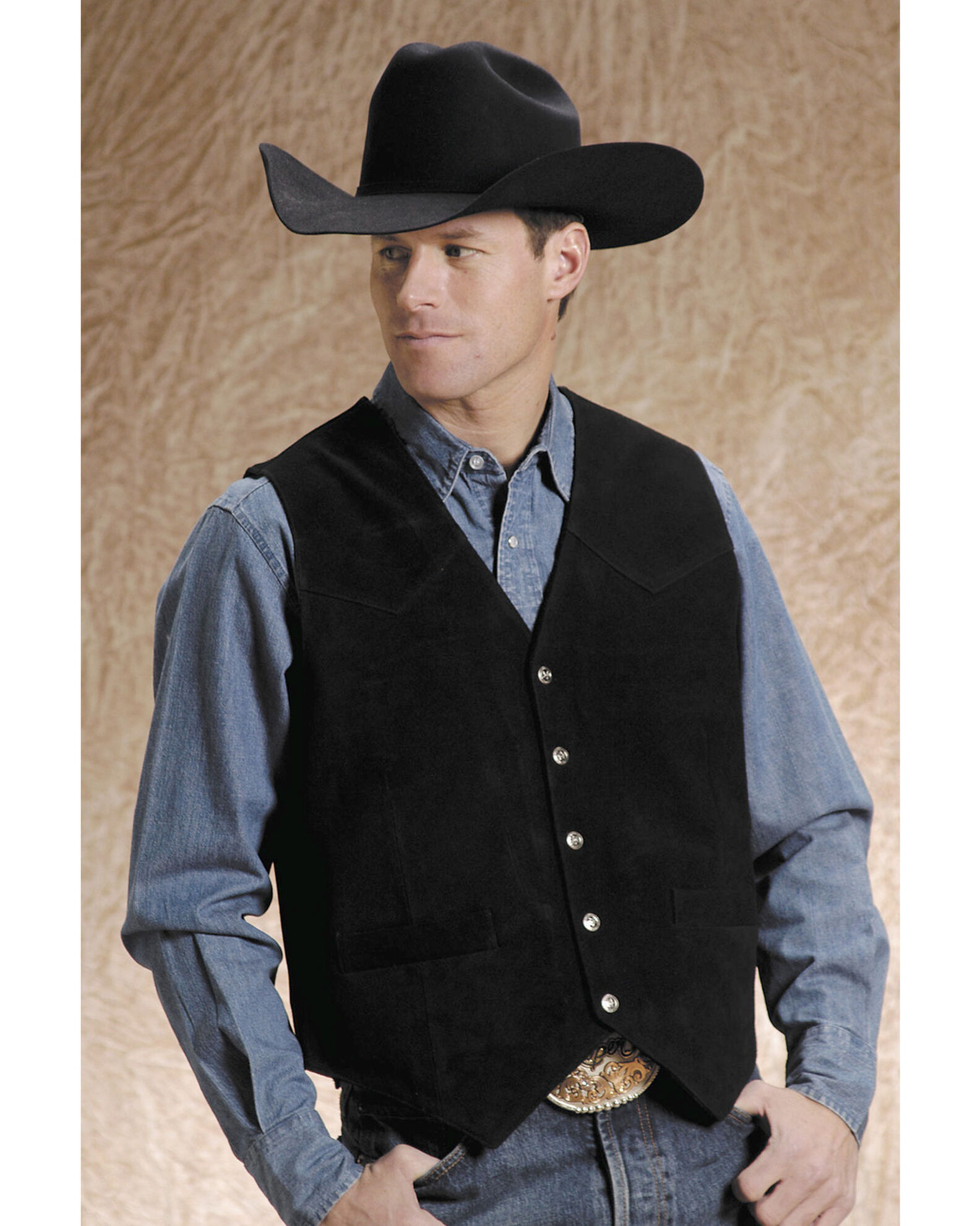 Mens big and tall western vests deals