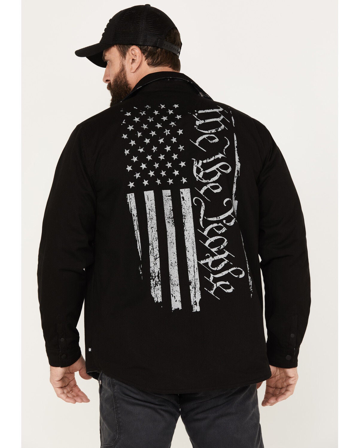 Image #4 - Howitzer Men's Brigade Reversible Jacket, Black, hi-res