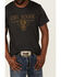 Tin Haul Men's Logo Steer Skull Graphic T-Shirt , Black, hi-res