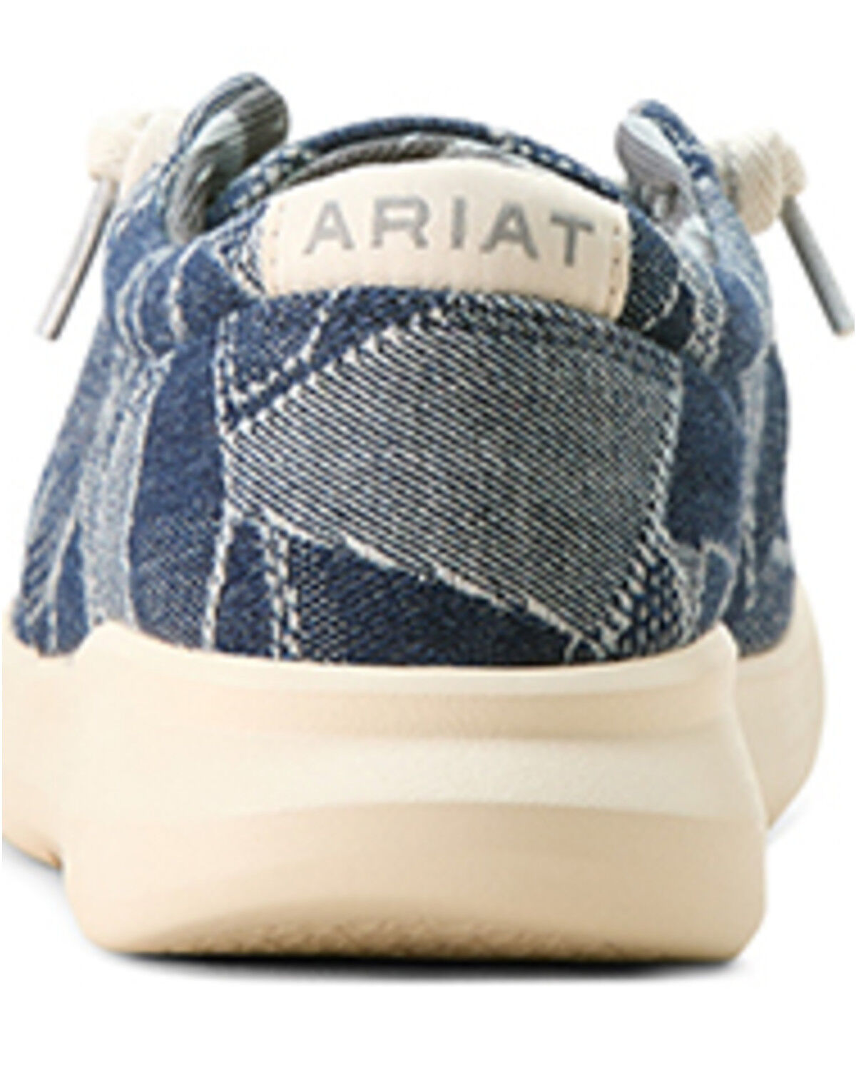 Image #3 - Ariat Women's Hilo Denim Print Casual Shoes - Moc Toe, Blue, hi-res