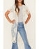 Image #3 - Shyanne Girls' Yee Haw Embroidered Lace Kimono, Cream, hi-res