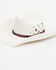 Image #1 - Shyanne Women's Corded Bandana Felt Cowboy Hat, White, hi-res