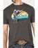 Image #3 - Cinch Men's Cowboy Short Sleeve Graphic T-Shirt, Charcoal, hi-res