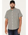 Levi's Men's Classic 1 Pocket Checker Short Sleeve Button Down Shirt , Navy, hi-res