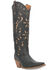 Image #1 - Dingo Women's Rhymin Tall Western Boots - Pointed Toe, Black, hi-res