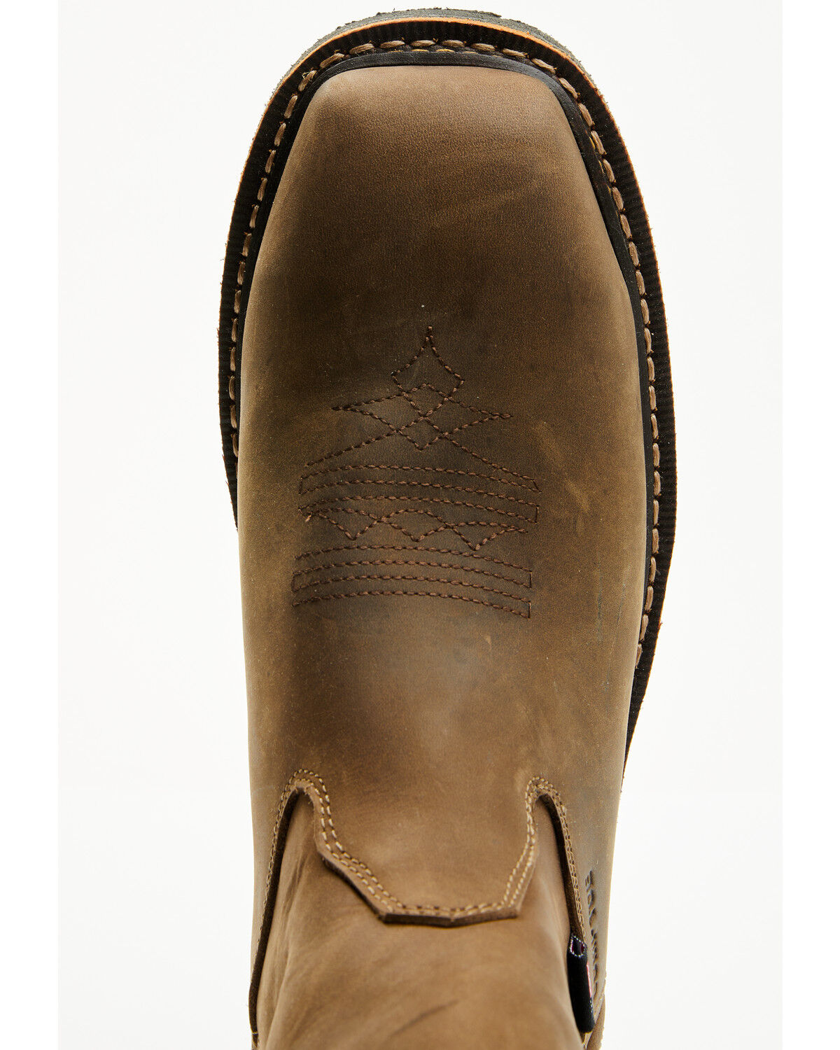 Image #6 - Cody James Men's Pull-On Waterproof Work Boots - Composite Toe, Brown, hi-res