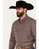 Image #3 - Wrangler Men's Solid Long Sleeve Performance Snap Western Shirt, Brown, hi-res