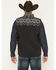 Image #4 - RANK 45&reg; Men's Cheneka Colorblock Southwestern Softshell Vest - Tall, Black, hi-res