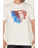 Image #3 - Moonshine Spirit Men's Blender Eagle Flag Graphic Short Sleeve T-Shirt, Cream, hi-res