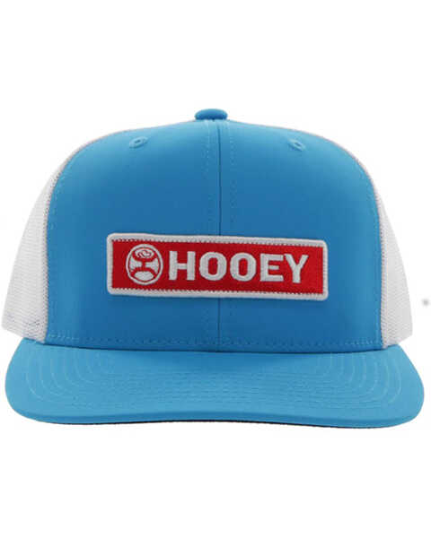 Image #3 - Hooey Men's Lock-Up Logo Patch Trucker Cap, Blue, hi-res