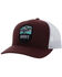 Image #1 - Hooey Men's Cheyenne Mesh Trucker Cap, Maroon, hi-res