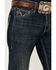 Image #2 - Rock & Roll Denim Men's Double Barrel Medium Wash Relaxed Bootcut Stretch Denim Jeans, Medium Wash, hi-res
