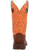 Image #5 - Durango Men's Rebel Performance Western Boots - Square Toe , Orange, hi-res