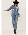 Image #4 - Cleo + Wolf Women's Oversized Denim Shirt, Medium Wash, hi-res