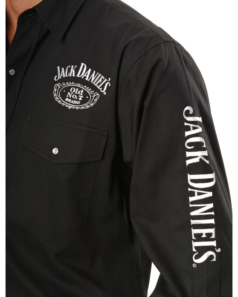 Jack Daniel S Men S Logo Rodeo Long Sleeve Western Shirt Sheplers