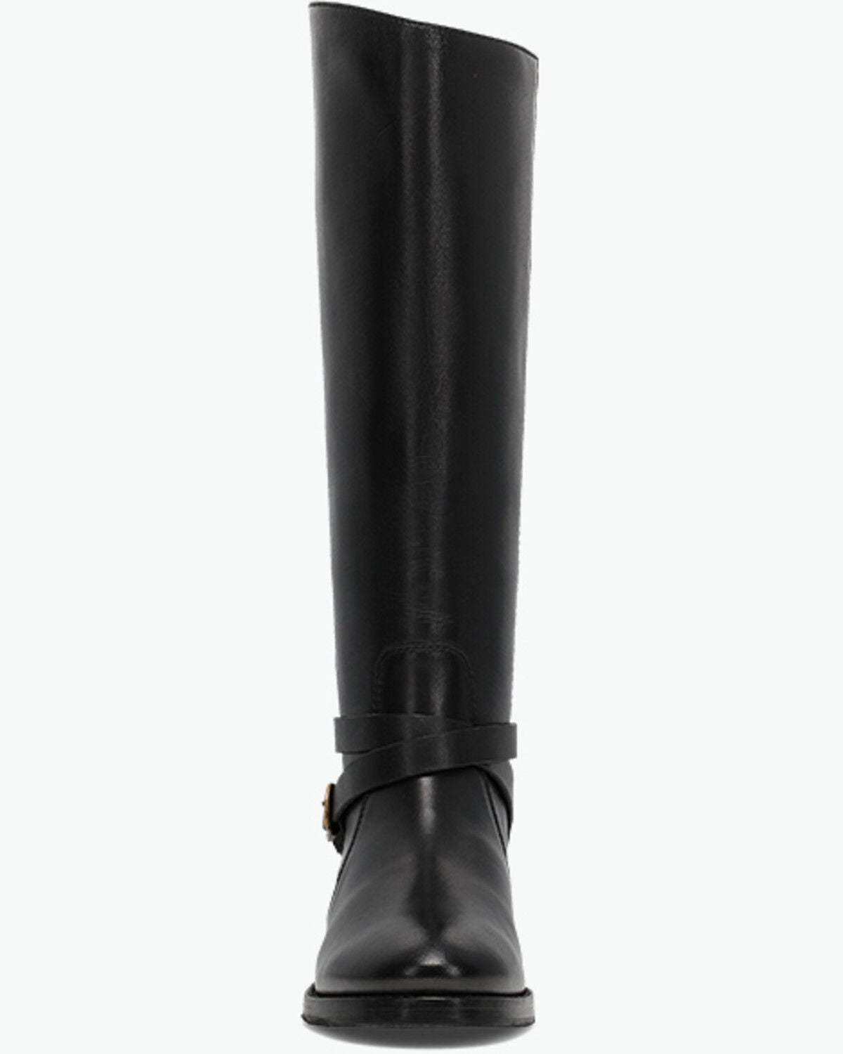 Image #4 - Frye Women's Melissa Belted Riding Fashion Boots - Round Toe, Black, hi-res