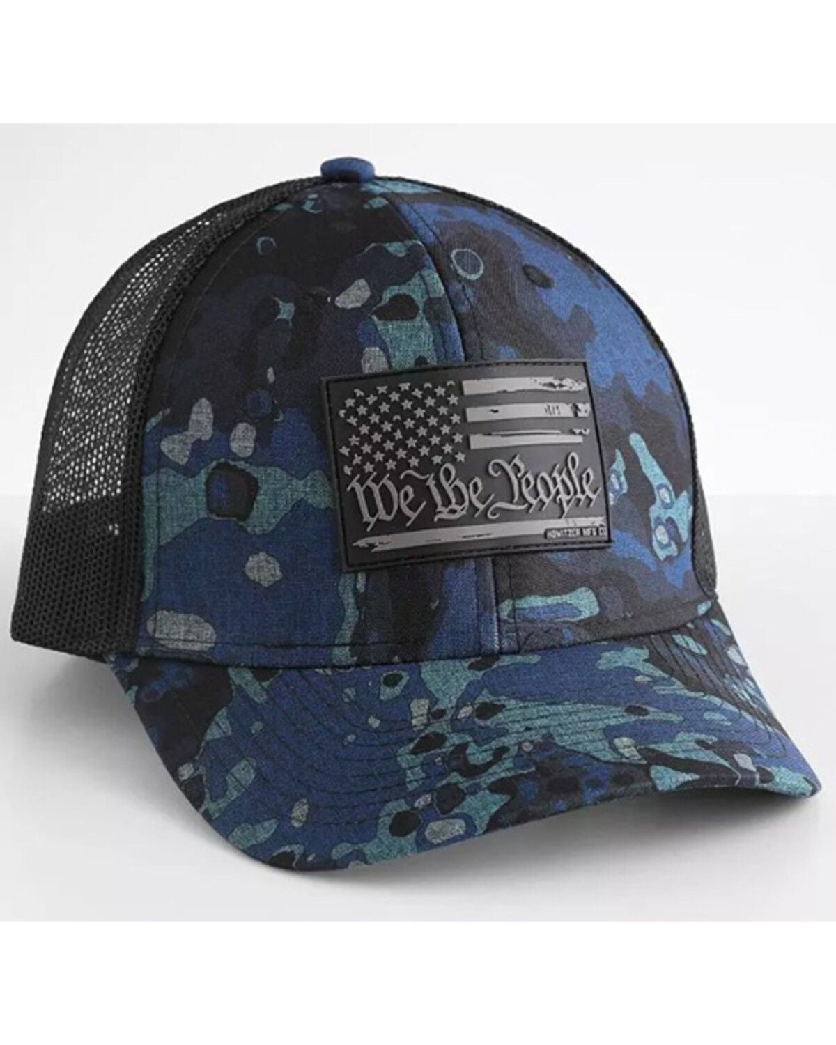 Howitzer Men's We The People Camo Print Ball Cap, Blue, hi-res
