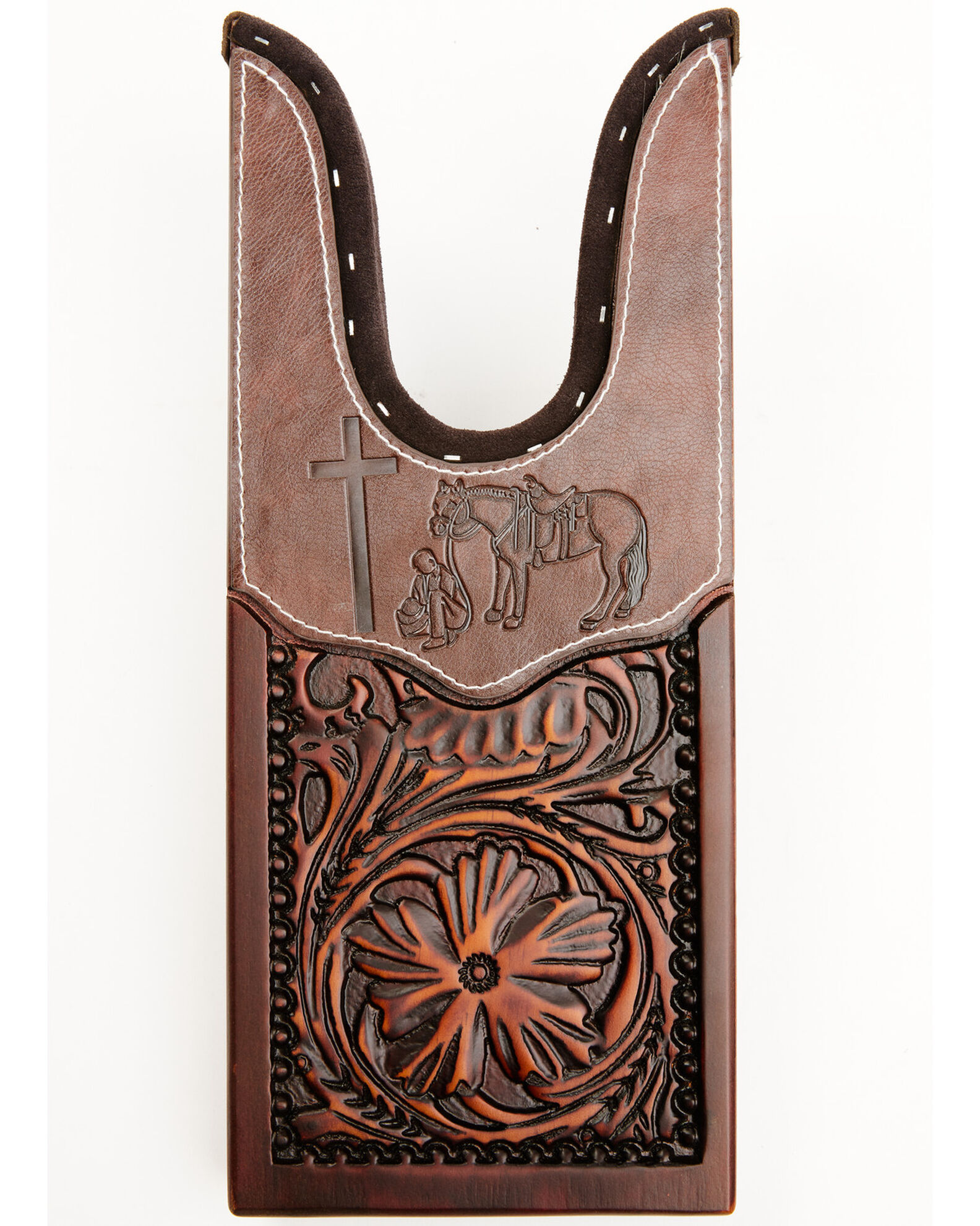 Boot Barn Praying Cowboy Tooled Boot Jack Sheplers