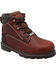 Image #1 - Ad Tec Men's 6" Tumbled Leather EH Work Boots - Steel Toe, Brown, hi-res