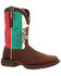 Image #1 - Durango Men's Mexico Flag Western Performance Boots - Steel Toe, Sand, hi-res