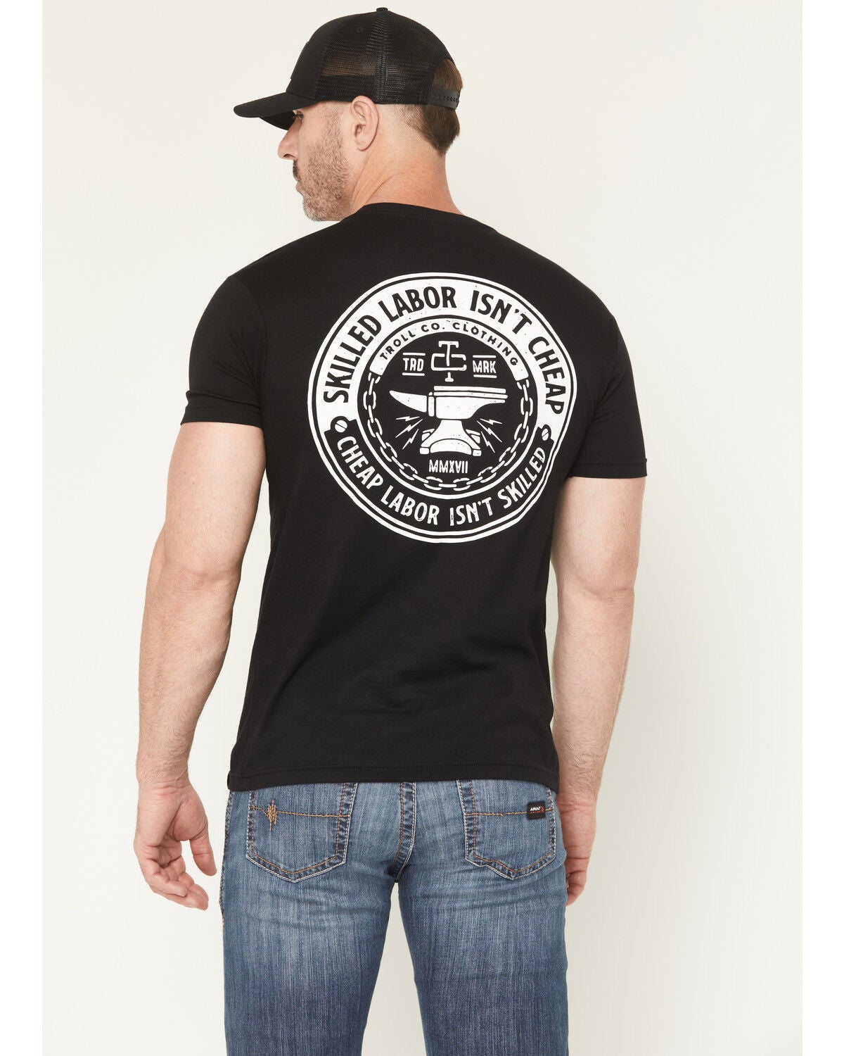Troll Co Men's Slic Short Sleeve Graphic T-Shirt, Black, hi-res
