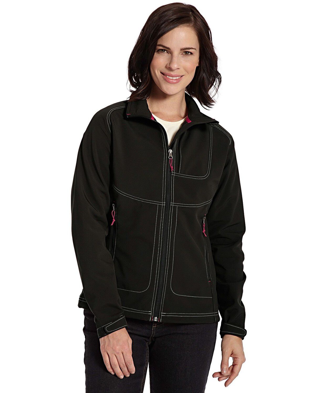 Image #1 - Woolrich Women's Radius Softshell Jacket, Black, hi-res
