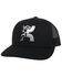 Image #1 - Hooey Men's Texican Logo Trucker Cap, Black, hi-res