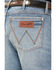 Image #4 - Wrangler Retro Men's Oleson Medium Wash Slim Bootcut Stretch Denim Jeans, Medium Wash, hi-res