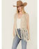 Image #1 - Wonderwest Women's Foiled Suede Vest, Cream, hi-res
