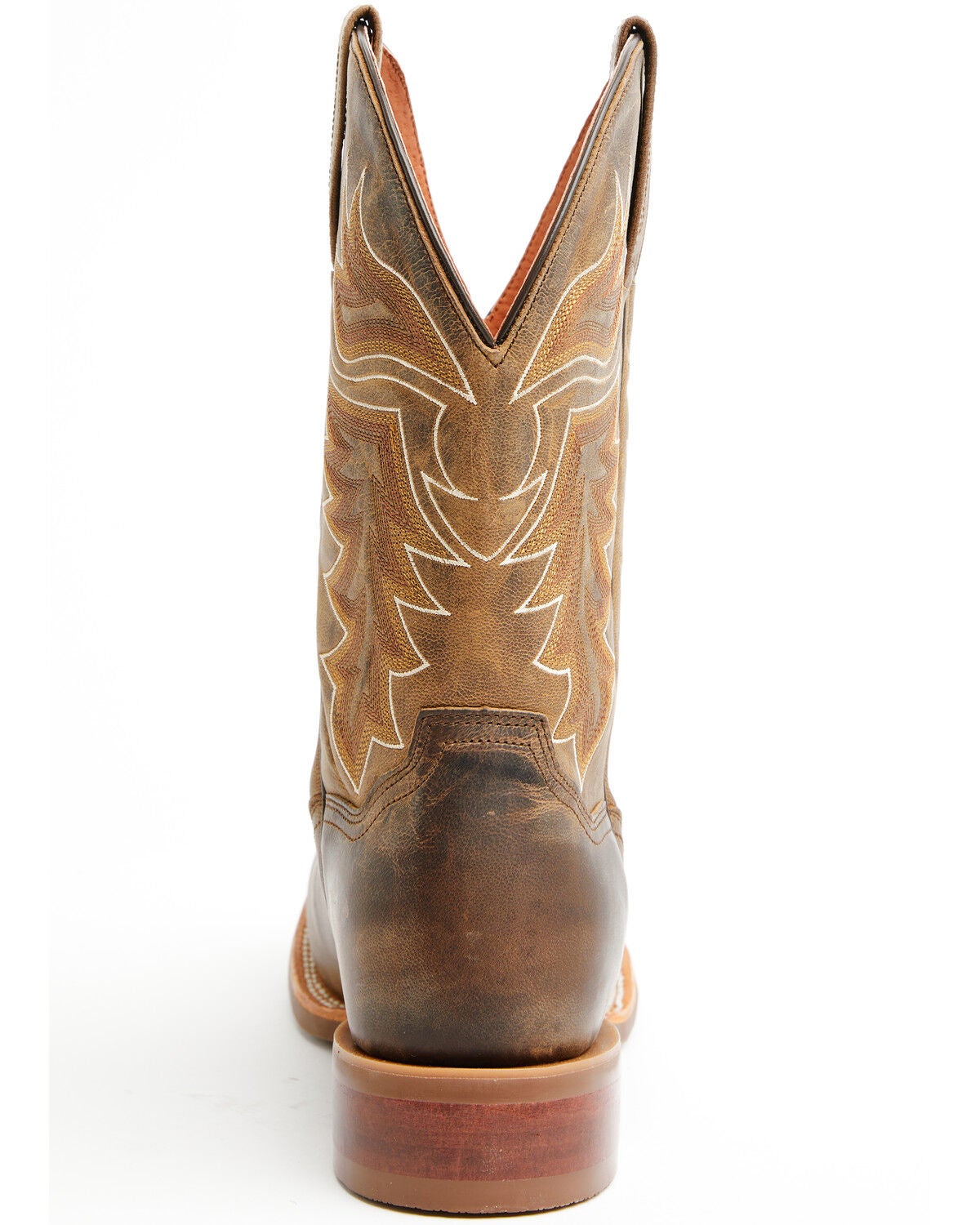 Image #5 - Dan Post Men's Morris Performance Western Boots - Broad Square Toe, Tan, hi-res